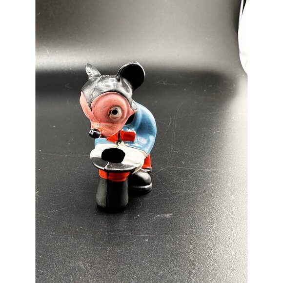 Vtg 1950 Walt Disney Production Marx Toy Mickey Mouse Bobble Head Antique Nodder - Picture 3 of 12